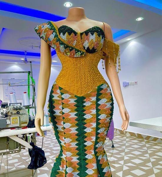 Kente Gown-01
